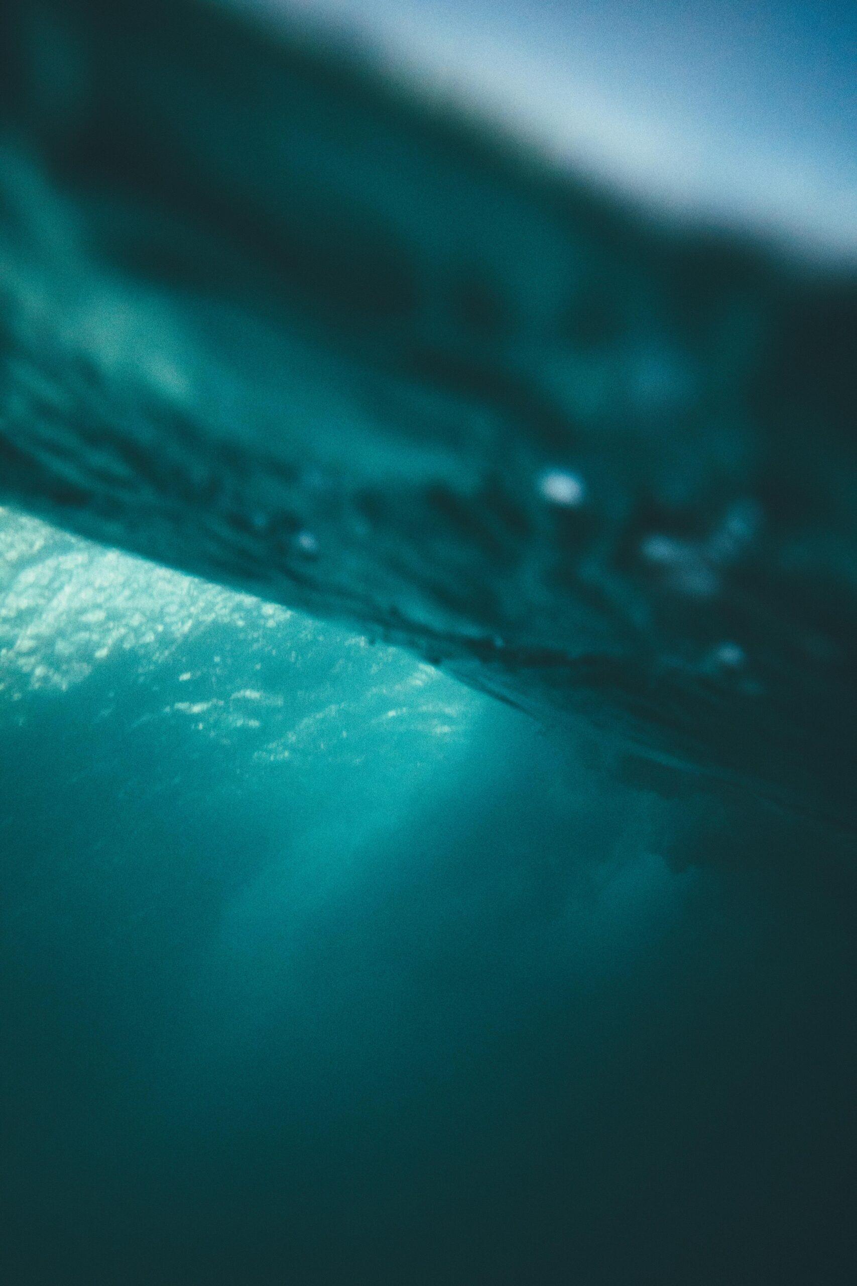 Peaceful underwater view capturing the tranquil beauty of the ocean in Indonesia.
